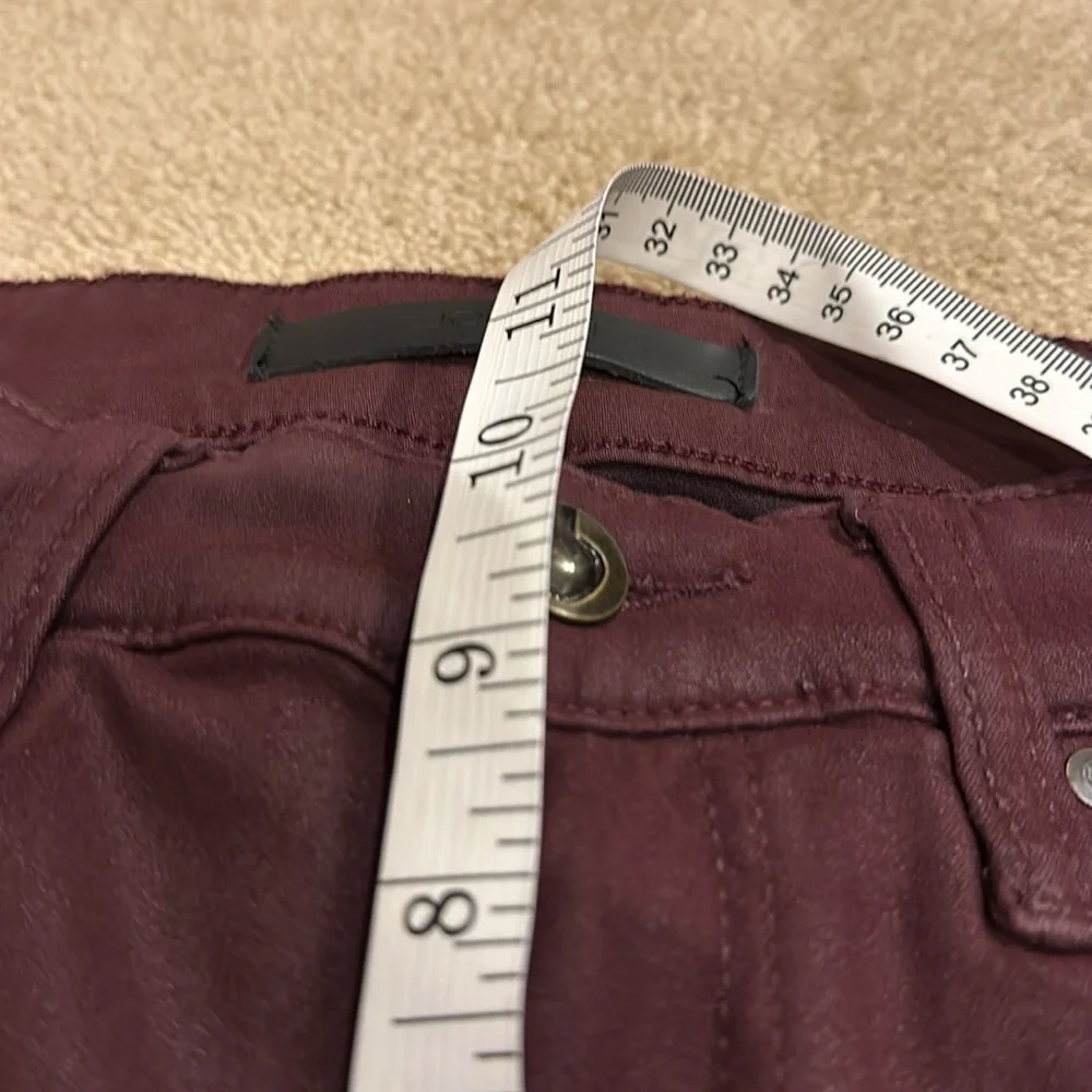 Coated Denim Joe’s Jeans High Rise Skinny Jeans - 28 - Picture 9 of 12